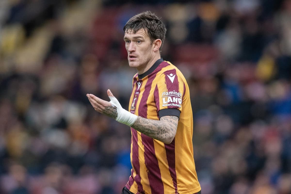 Anduy Cook Bradford City striker Andy Cook back in match-day squad for the first ...