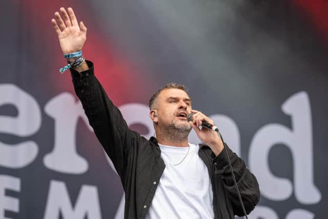 Jon McClure of Reverend and the Makers onstage at Tramlines in Sheffield. Picture: Scott Antcliffe