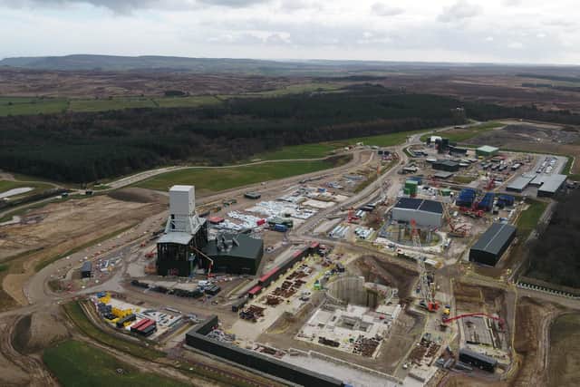 An aerial picture of the Woodsmith mine site in 2020. PIC: Anglo American