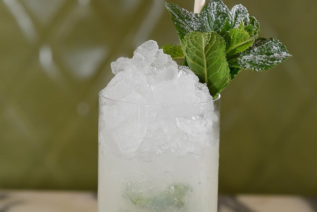 This looks refreshing, with a sinus-clearing combination of Roku Gin with Asian pear, yuzu, sake and wild mint