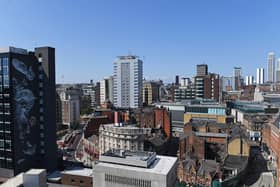 9th July 2026 Leeds City looking north from the Azotea restaurant Picture Gerard Binks
