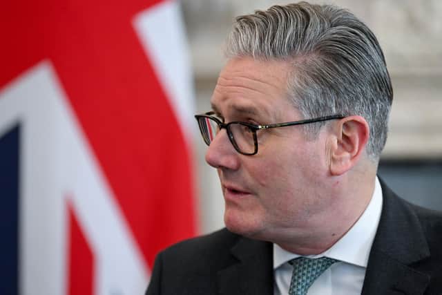Prime Minister Sir Keir Starmer at 10 Downing Street. PIC: Jaimi Joy/PA Wire