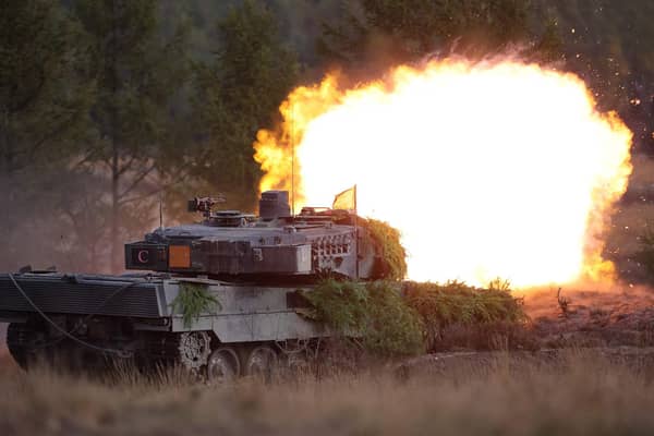 Germany approved the delivery of Leopard 2 tanks to Ukraine, after weeks of pressure from Kyiv and many allies. PIC: Ronny Hartmann/AFP via Getty Images