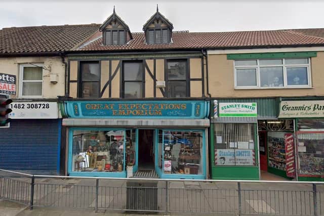Great Expectations Emporium antiques shop in Anlaby Road, Hull