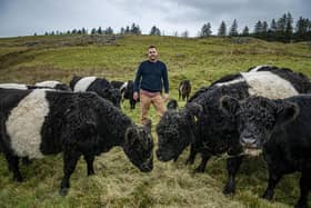 Farmer James Newhouse, who supplies meat to The Farmers Larder vending machine.