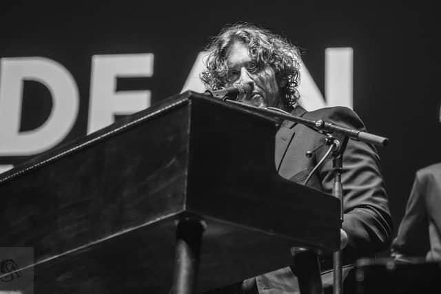 Dean Lewis onstage at the Utilita Arena, Sheffield. Picture: Scott Antcliffe Photography