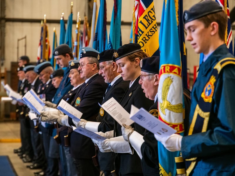 The moving event paid tribute to men and women who served Britain and the Commonwealth and Allied nations during times of conflict. Picture: James Hardisty. Date: 6th September 2026.