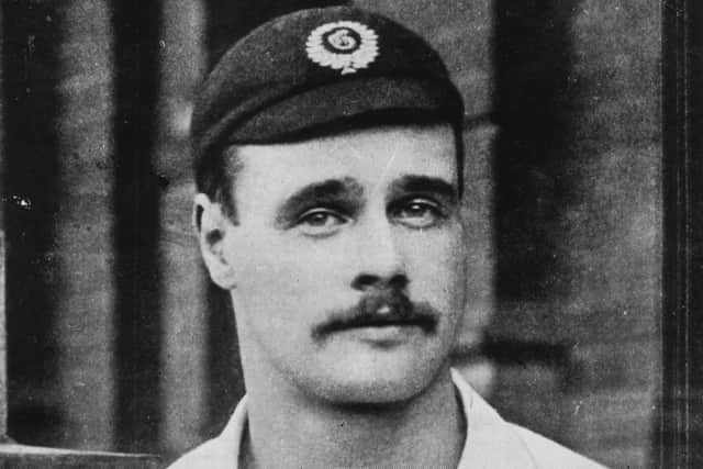 Gilbert Jessop, holder of the fastest Test century for England. Photo by Hulton Archive/Getty Images.