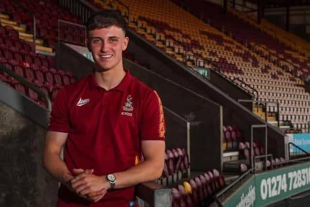 Bradford City striker Jake Young, who has returned to the club following a loan spell at Swindon Town, with the Bantams invoking a recall clause. Picture: PA.