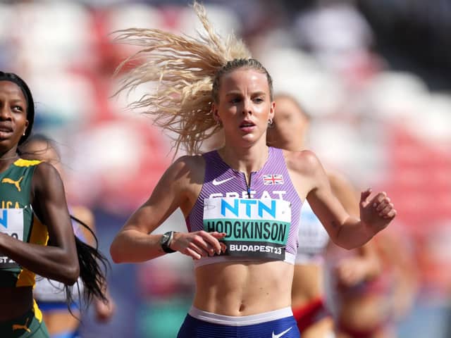 IN THE MIX: Keely Hodgkinson will be hoping to light up the Paris Olympics with a gold medal. Picture: Martin Rickett/PA