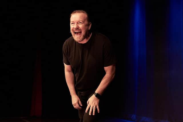 Ricky Gervais. (Pic credit: Live Nation / Ray Burmiston)