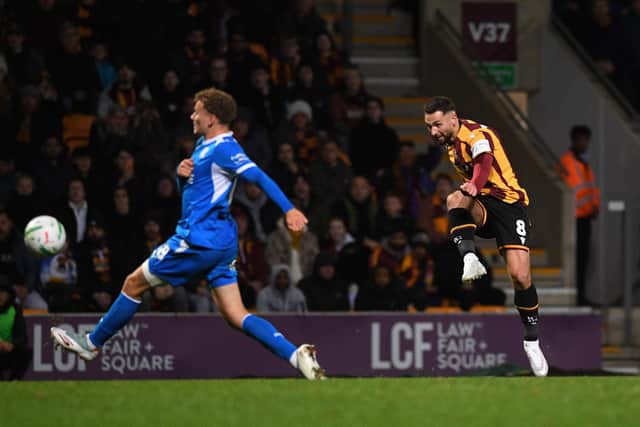 GOAL: Adam Phillips makes it 2-0 (Image: Jonathan Gawthorpe)