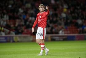 Barnsley midfielder Luca Connell, pictured in the recent League One game against Blackpool. Photo: Tony Johnson.