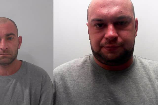 Jaroslaw Rutowicz (left) Vitalijus Koreiva (right) have been jailed after the shocking and brutal death of a man in Harrogate.