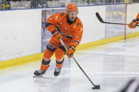 Sheffield Steeldogs' Walker Sommer scored twice in the 5-4 win over Swindon Wildcats. Picture: Tony Johnson.