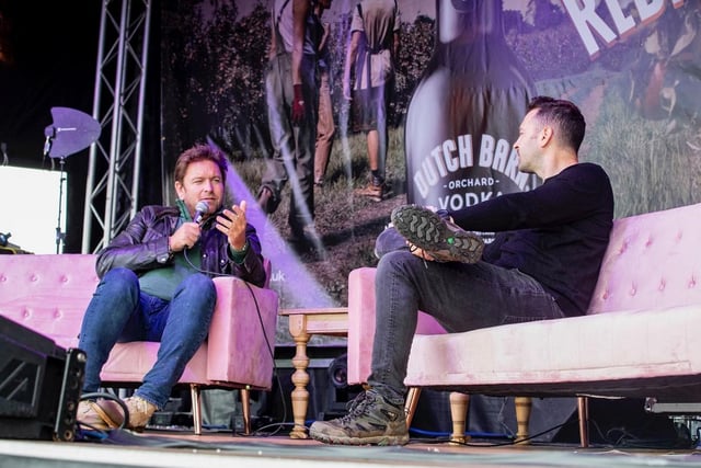 James Martin during an interview at the event.