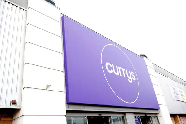 Currys has lifted profit guidance for the year as the electronics chain announced improving sales in recent months after shrugging off foreign takeover interest. (Photo by Currys/PA Wire)