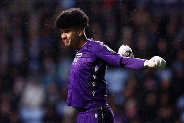 ONE TO WATCH: Goalkeeper Pierce Charles on Sheffield Wednesday's last FA Cup visit to Coventry City, 11 months ago