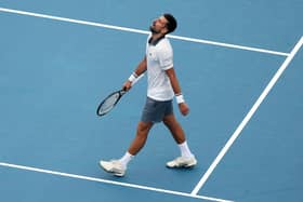 Novak Djokovic during a match at the Cincinnati Open in August 2026. Picture: Photo by Emilee Chinn/Getty Images