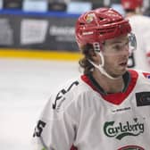 BIG TALENT: Coach Paul Thompson believes former club Sheffield Steelers are getting a top operator in defender Brien Diffley, having worked with him in Denmark last season. Picture courtesy of Odense Bulldogs.
