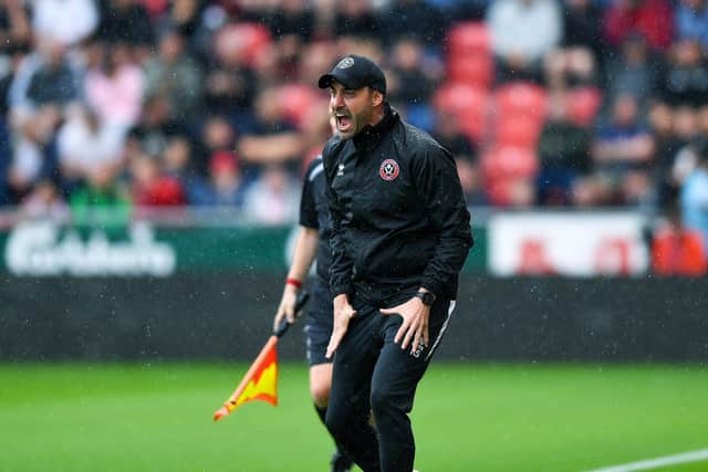 STYLE: Sheffield United manager Ruben Selles (Image: Jonathan Gawthorpe)
