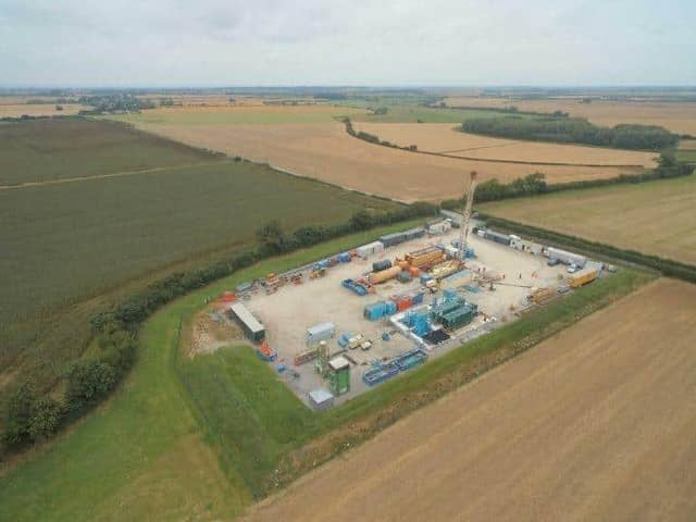 The West Newton A wellsite in East Yorkshire