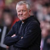 Sheffield United manager Chris Wilder looks on during the Swansea City Sky Bet Championship match at Bramall Lane. Picture: Jake Youle / Sportimage