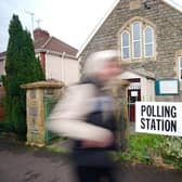 A file photo of a polling station in a church. PIC: Ben Birchall/PA Wire