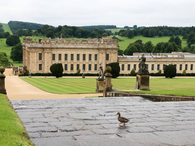Chatsworth House in the Peak District