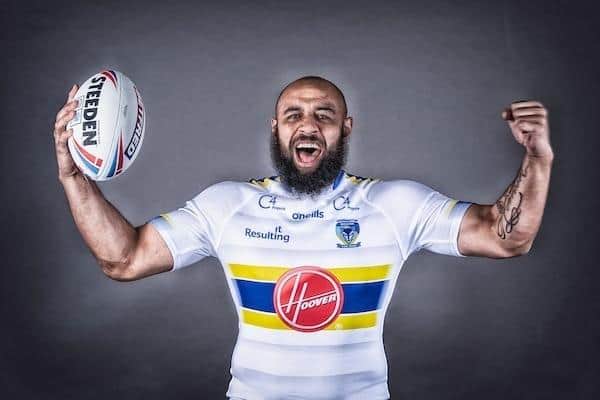 Warrington will look to big Sam Kasiano to get them on the front foot. (Picture by Allan McKenzie/SWpix.com)