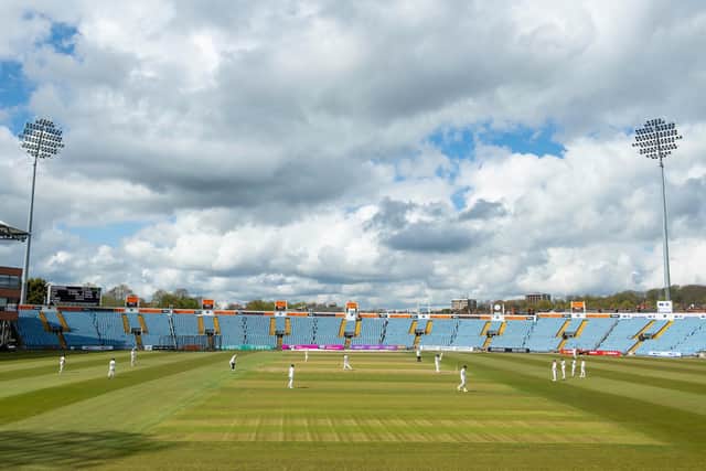 Yorkshire take on Derbyshire in chilly conditions. Picture by Allan McKenzie/SWpix.com