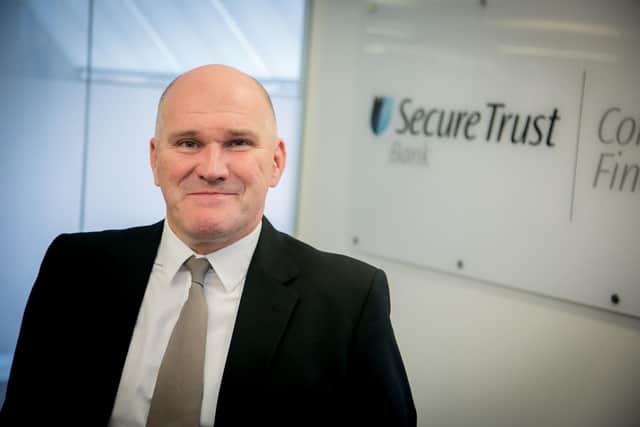 John Gribbon, regional managing director for the North East at Secure Trust Bank Commercial Finance