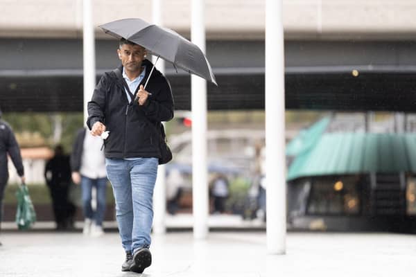 A yellow weather warning is in place for Yorkshire