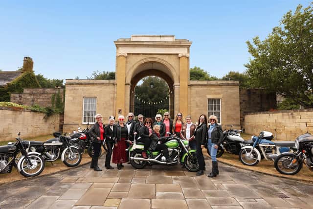 Members of the WI pose for the calendar. Photo: Ian Marshall, Scarlet Ribbon Photography,