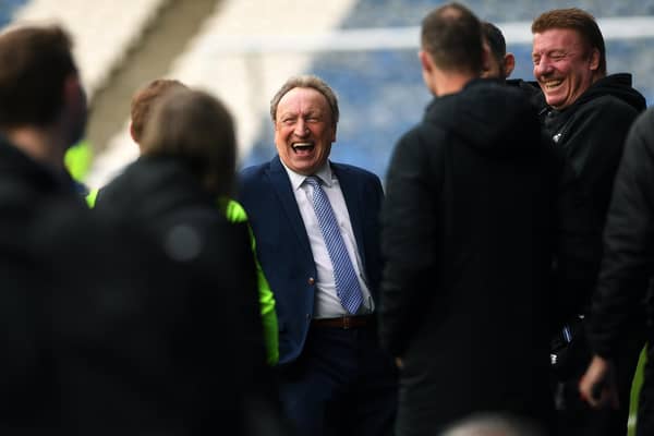 FAMILIAR FACES: Huddersfield Town boss Neil Warnock is hoping to have the last laugh over former club Middlesbrough when the two meet at the John Smith's Stadium today - both needing the points for very different reasons. 
Jonathan Gawthorpe