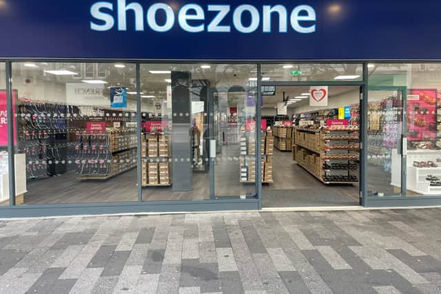 Shoezone's recently relocated Doncaster store.