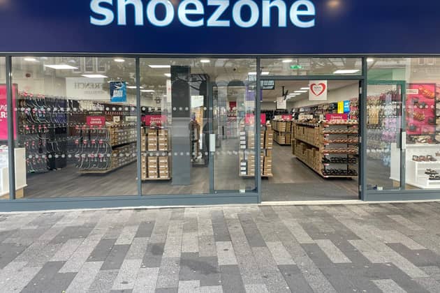 Shoezone's recently relocated Doncaster store.