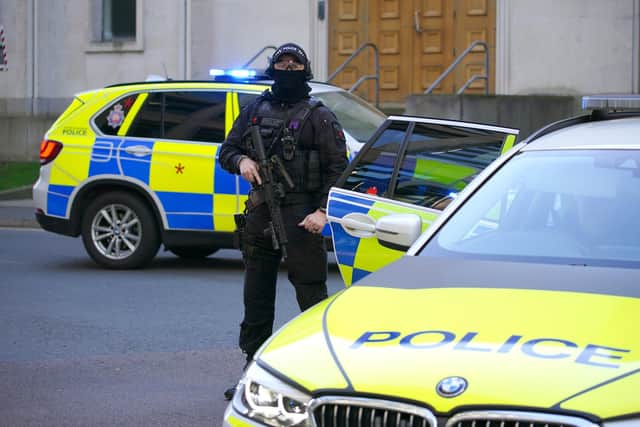 Armed police formed a 'ring of steel' around the court building after it emerged threats on Cashman's life had been made from other criminals fearing he may co-operate with police and hand over information