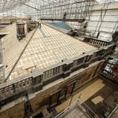 Where it began: this photo from the archive reveals the true extent of the regeneration project needed at Wentworth Woodhouse - a further £150m is needed to restore the house to its former glory. (Danny Lawson/PA Wire)