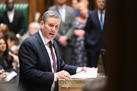Labour leader Sir Keir Starmer speaking during Prime Minister's Questions in the House of Commons. PIC: UK Parliament/Jessica Taylor/PA Wire