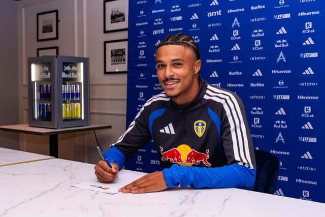 Jean-Matteo Bahoya was a late-summer arrival at Leeds United.