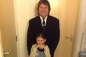 Michael Firth with his daughter Susie as a child.