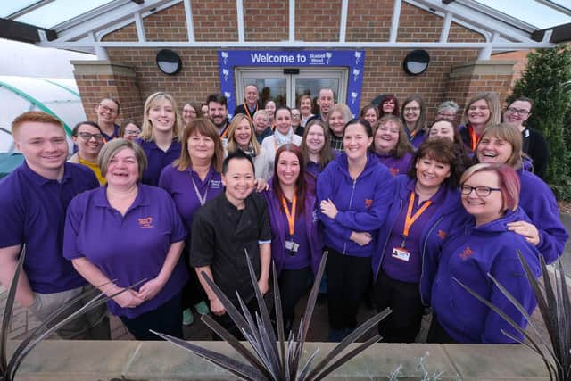 Staff and volunteers at Bluebell Wood Children's Hospice