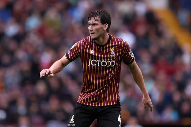 Joe Wright joined Bradford City last summer.