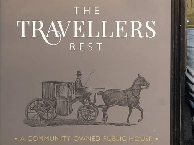 'Last Friday, the Travellers Rest served its first drinks since closing in 2008, thanks to the efforts of the oldest-established community pub group in the country'. PIC: Simon Hulme