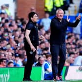 Sheffield United manager Chris Wilder (right) gestures on the touchline during the Premier League match at Goodison Park. Picture: Peter Byrne/PA Wire.