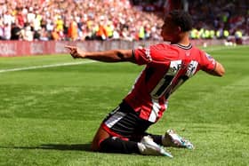 BIG OUTLAY: Sheffield United paid around £18m for Cameron Archer, but he is thought to have a buy0back clause which would stop the club being saddled with his wages in the Championship