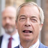 Reform UK leader Nigel Farage speaking to the media. PIC: Peter Byrne/PA Wire