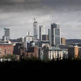 Leeds skyline from Beeston. Picture taken by Yorkshire Post Photographer Simon Hulme 28th August 2025