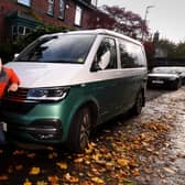 Ian Newbold with hjs camper van which has had its wires damaged by rodents, at his his home at Norfolk Terrace, Leeds. Picture taken by Yorkshire Post Photographer Simon Hulme